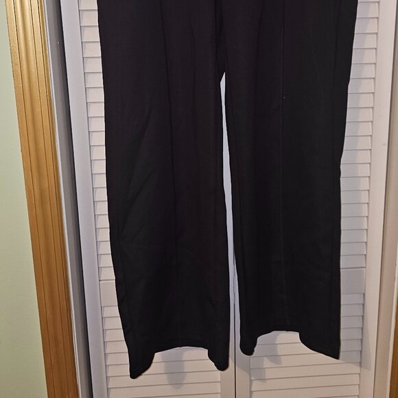 Squat Wolf V Waist Wide Leg Pants Black size XL - Picture 3 of 3